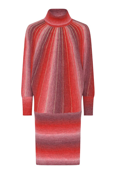 Edna kjóll - Rauður