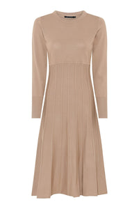 Eva peysukjóll - Beige