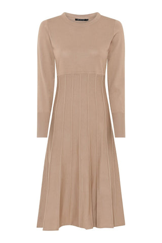 Eva peysukjóll - Beige