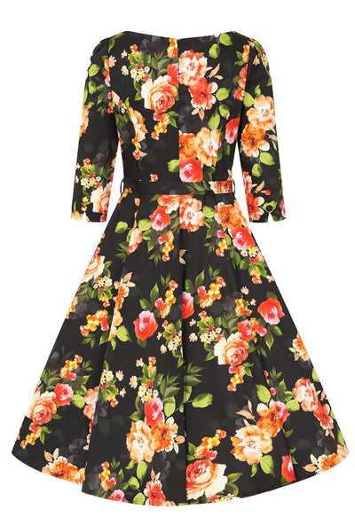 Brielle Floral Swing kjóll