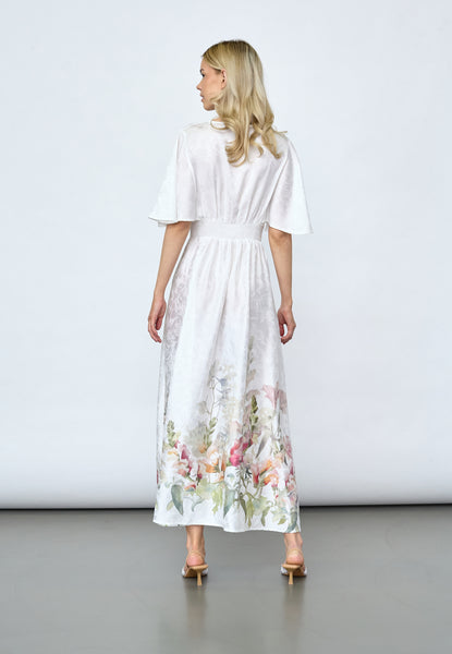 Gisella kjóll - floral white