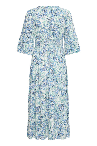 Amy 3 kjóll - Grænn & blár