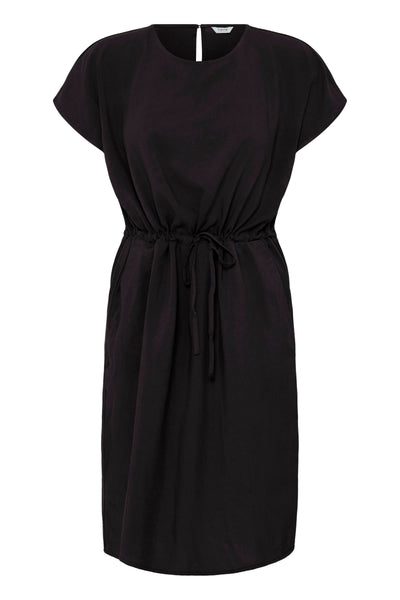 Mjoella O-neck kjóll - Svartur