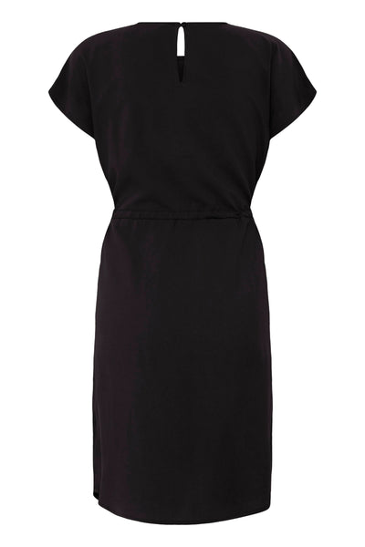 Mjoella O-neck kjóll - Svartur