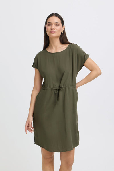 Mjoella O-neck kjóll - Kalamata