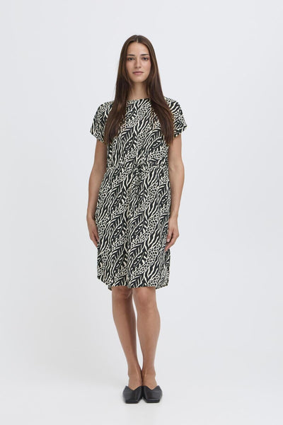 Mjoella O-neck kjóll - Nature