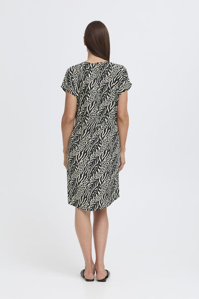 Mjoella O-neck kjóll - Nature