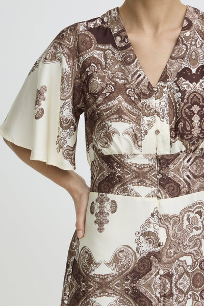 Jannike kjóll - Brúnn