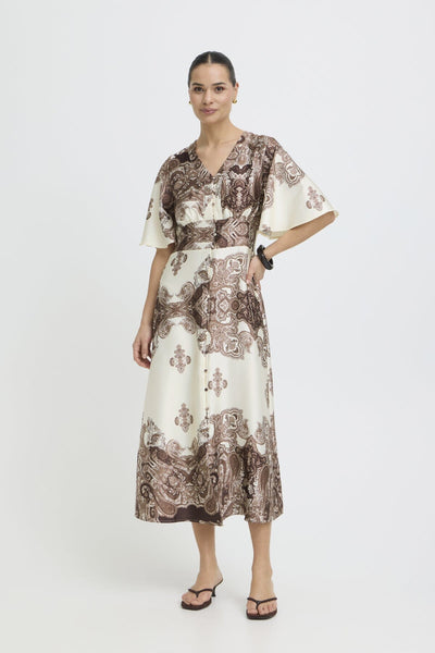 Jannike kjóll - Brúnn