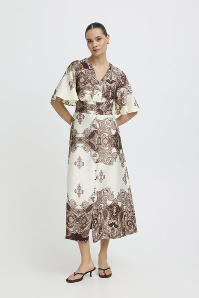 Jannike kjóll - Brúnn