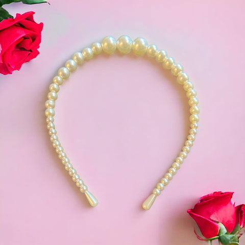 Hárspöng, M WHT pearls