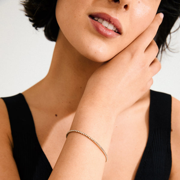 ARASH crystal armband gyllt