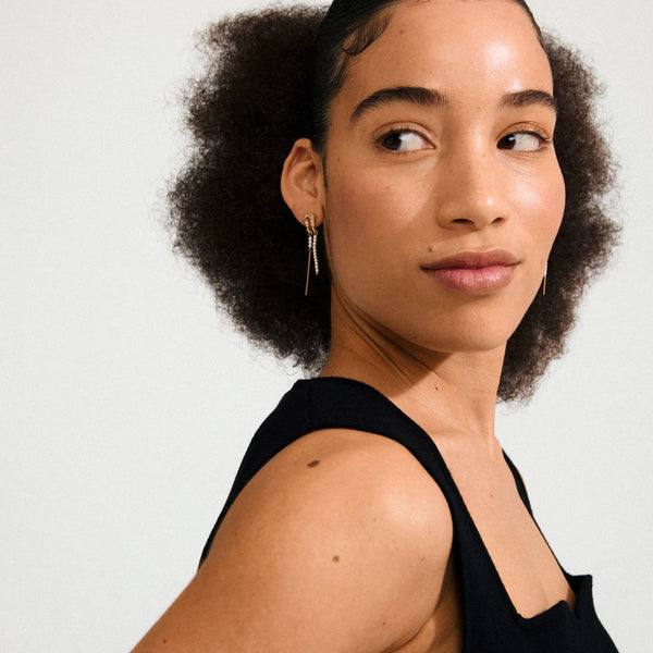 Vincent eyrnalokkar - gylltir