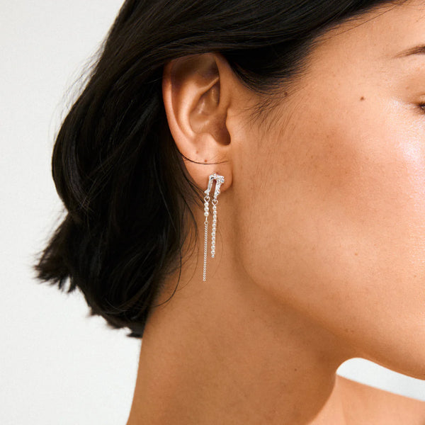 Vincent eyrnalokkar - silfraðir