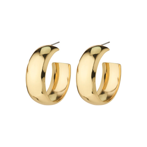 Naia Mega Chunky hoops - Gylltir