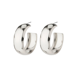 Naia Mega Chunky hoops - Silfraðir