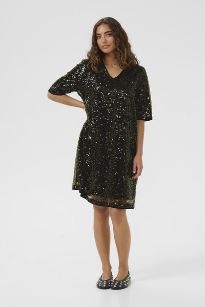 Melia kjóll - Olive