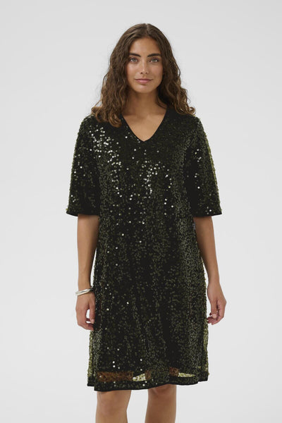 Melia kjóll - Olive