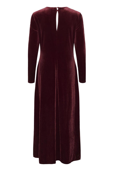 Zoe long kjóll - Wine