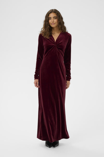 Zoe long kjóll - Wine