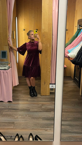 Barbara kjóll - Fig