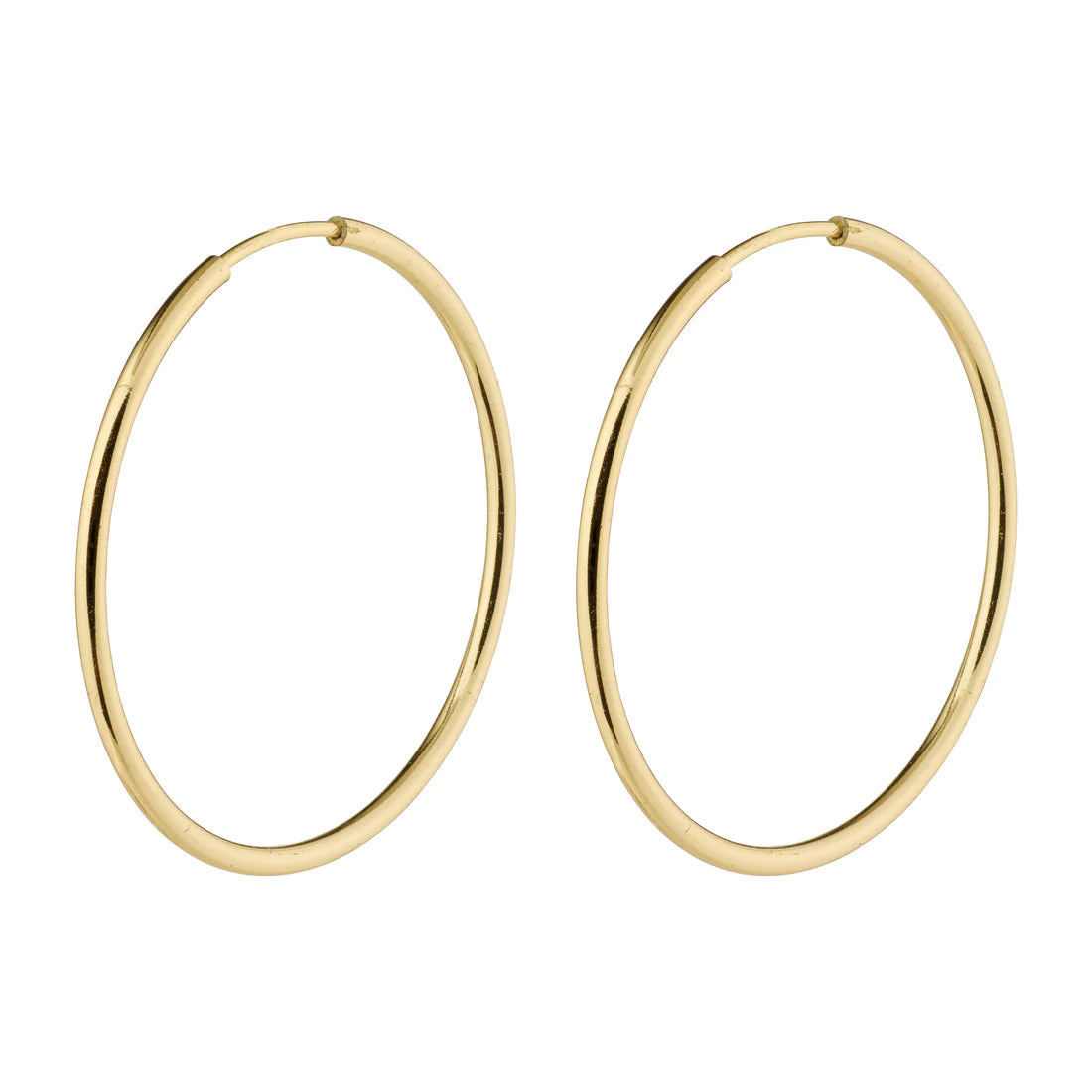 Sanne Medium hoops - Gylltir