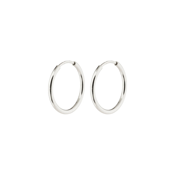 Sanne mini hoops eyrnalokkar - Silfraðir
