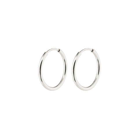 Sanne mini hoops eyrnalokkar - Silfraðir