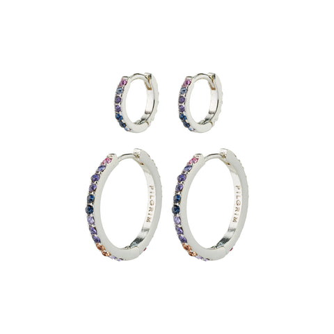 Reign 2-in-1 hoops - Silfraðir