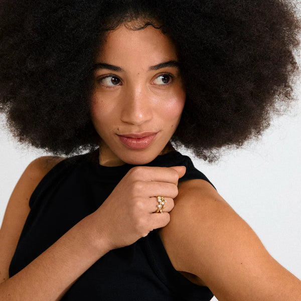 Hadley hringir - gylltir