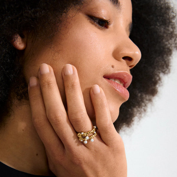 Hadley hringir - gylltir