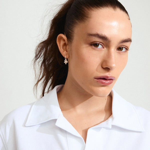 Charmaine hoops eyrnalokkar - Silfur
