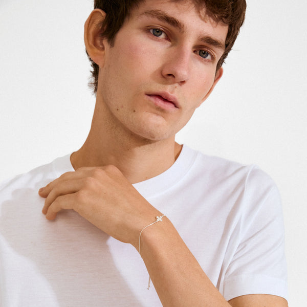 DAGMAR armband silfrað