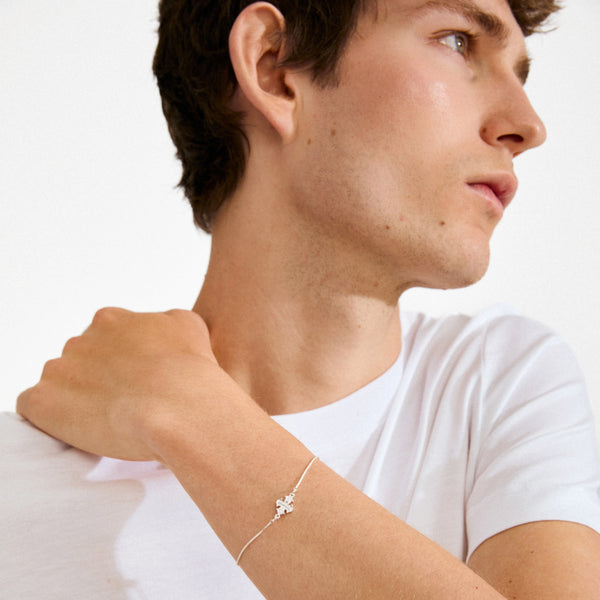 DAGMAR armband silfrað