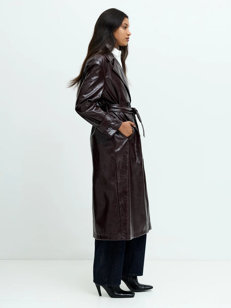 Athene Trench kápa - Dark Cherry