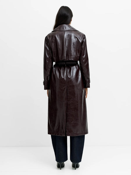 Athene Trench kápa - Dark Cherry
