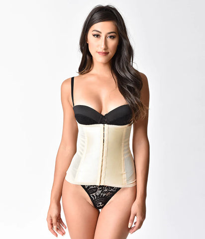 Power Mesh Cincher - Beige