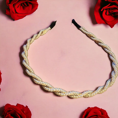 Hárspöng, twisted pearls