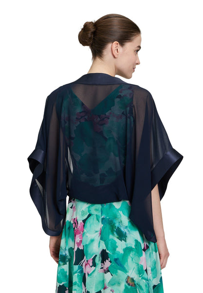 Chiffon bolero - Navy