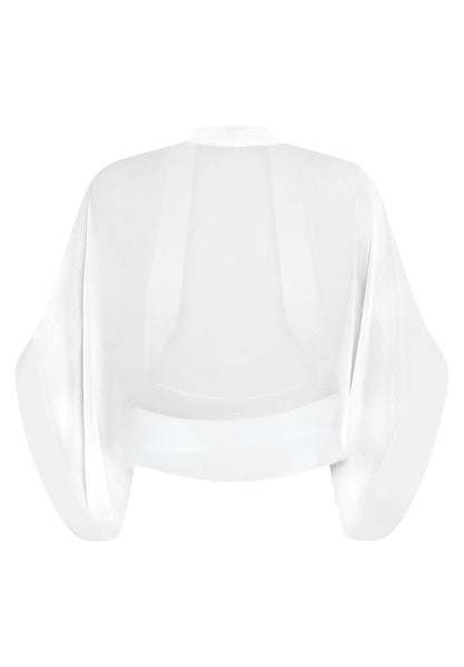 Chiffon bolero - Ivory