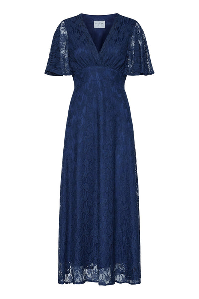 Gisella Lace kjóll - Dökkblár