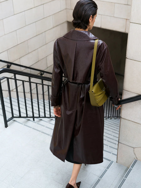Athene Trench kápa - Dark Cherry