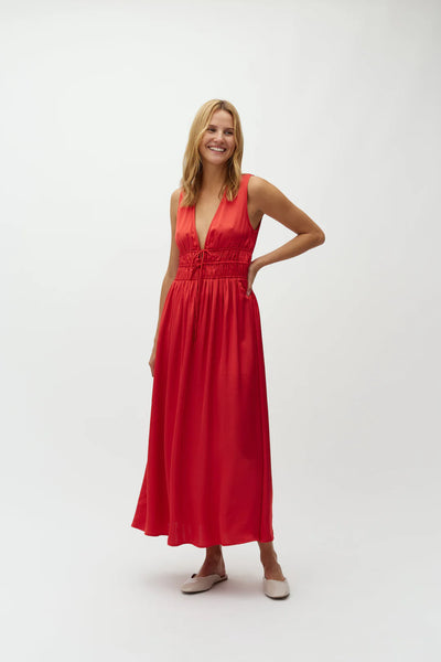 Marja kjóll - Rauður