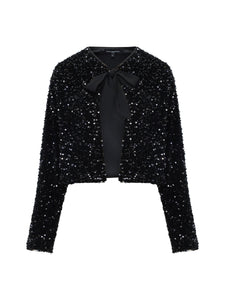 Monet sequin bolero
