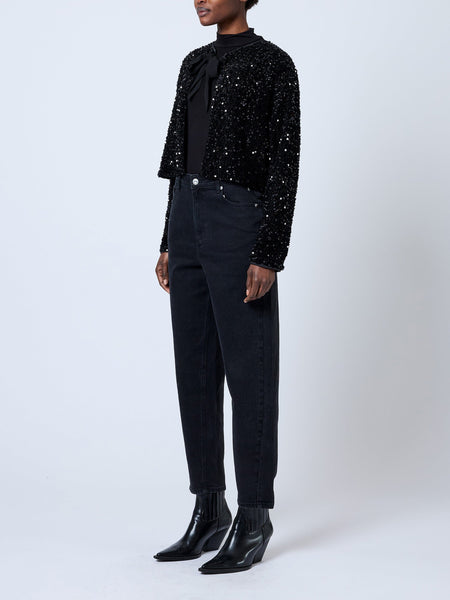 Monet sequin bolero