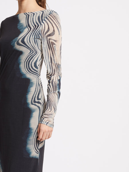 Celeste mesh kjóll