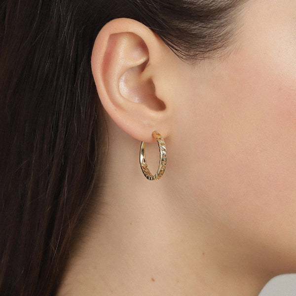 Yggdrasil Gold Earrings Rings