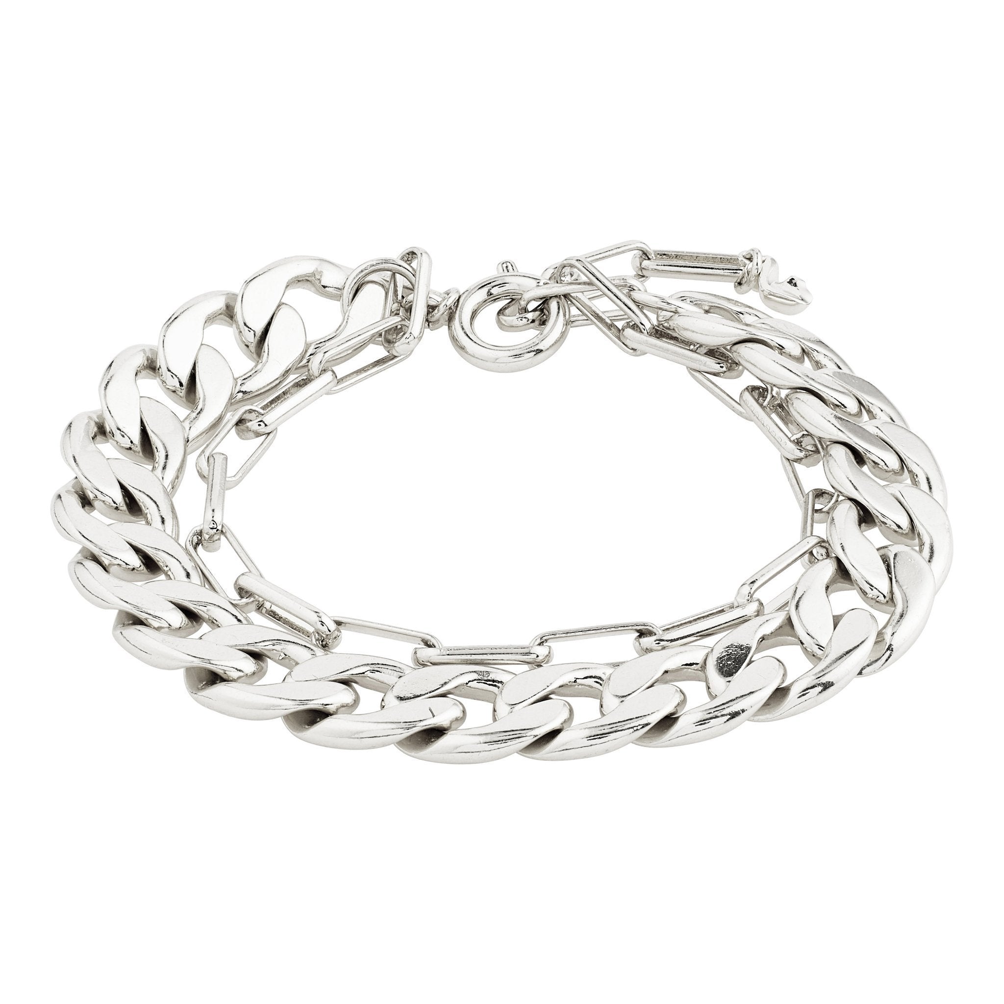 Compass Armband Silver