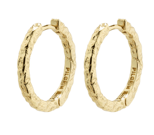 Elanor Rustic Hoop Gold