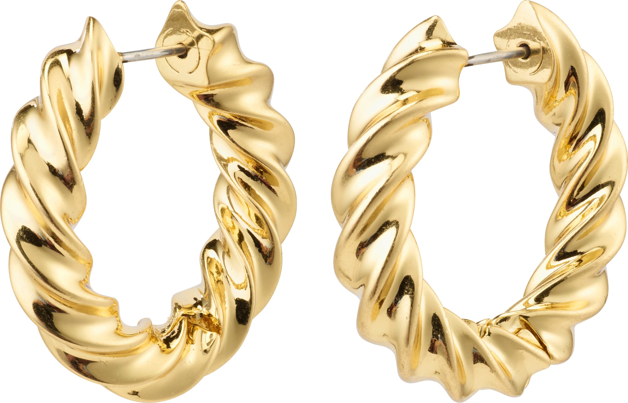 Leila Chunky Hoops gold eyrnalokkar